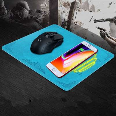 New technology 0.5cm ultra thin Qi wireless charger for samsung s6 s6 edge and s6 edge plus Qi wireless charger mouse pad